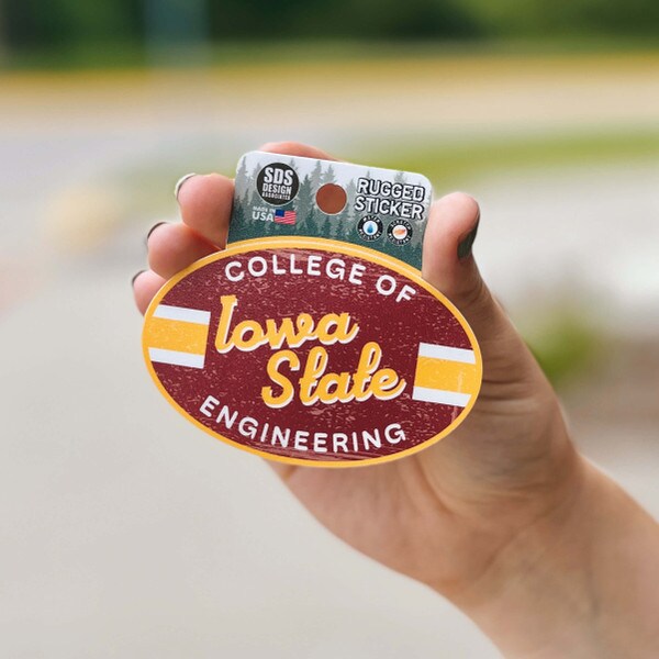 College of Engineering Rugged Sticker (2.25" x 3.5")